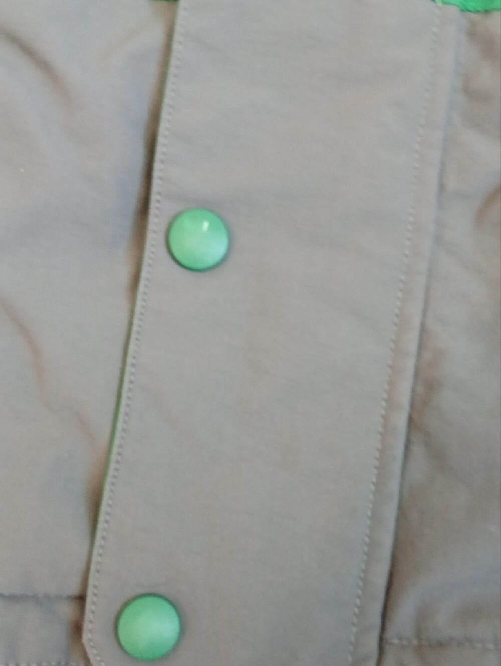 Hanna Andersson Boys Fleece-Lined Hooded Winter Jacket Green Gray Size 90 (2T) - Picture 5 of 9